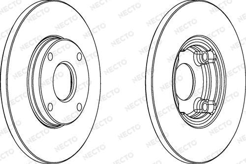 Necto WN780 - Тормозной диск autosila-amz.com