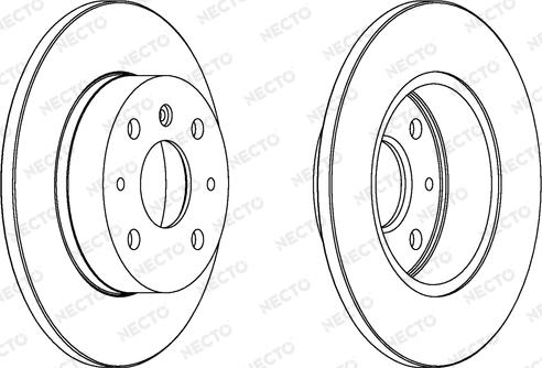Necto WN782 - Тормозной диск autosila-amz.com