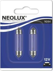 NEOLUX® N264-02B - Лампа накаливания, фонарь освещения номерного знака autosila-amz.com