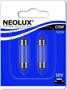 NEOLUX® N239-02B - Лампа накаливания, фонарь освещения номерного знака autosila-amz.com