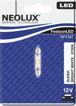 NEOLUX® NF4167-01B - Лампа накаливания, освещение салона autosila-amz.com