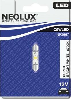 NEOLUX® NF3667-01B - Лампа накаливания, освещение салона autosila-amz.com