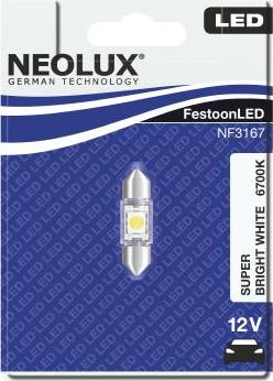 NEOLUX® NF3167-01B - Лампа накаливания, освещение салона autosila-amz.com