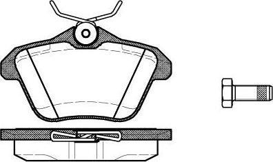 Metzger 058932 - Тормозные колодки, дисковые, комплект autosila-amz.com