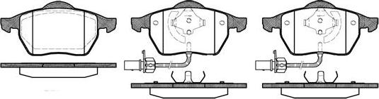 Seat 8E0698151T - Тормозные колодки, дисковые, комплект autosila-amz.com