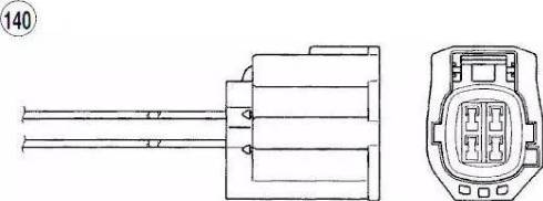 NGK 94192 - Лямбда-зонд, датчик кислорода autosila-amz.com