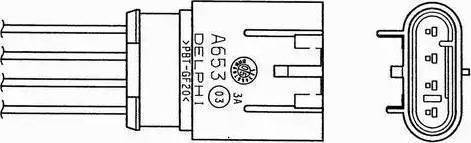 NGK 95607 - Лямбда-зонд, датчик кислорода autosila-amz.com