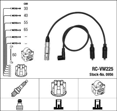 NGK 0956 - Комплект проводов зажигания autosila-amz.com