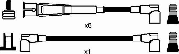 NGK 0744 - Комплект проводов зажигания autosila-amz.com