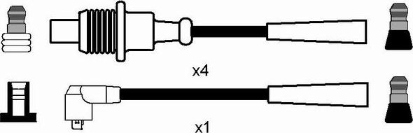 NGK 7176 - Комплект проводов зажигания autosila-amz.com