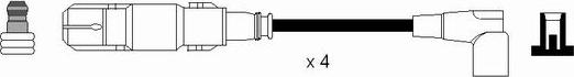 NGK 7303 - RC-ST901 к-кт проводов!\ VW Lupo/Polo, Seat Arosa/Ibiza/Cordoba 1.0/1.4i 95-05 autosila-amz.com