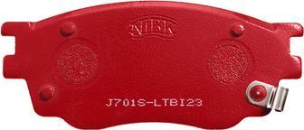 NiBK pn5483s - Комплект высокоэффективных тормозных колодок autosila-amz.com