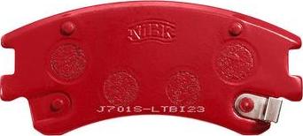 NiBK pn5526s - Комплект высокоэффективных тормозных колодок autosila-amz.com