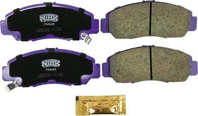 NiBK PN8465 - Тормозные колодки, дисковые, комплект autosila-amz.com