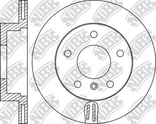 NiBK RN1963 - Тормозной диск autosila-amz.com