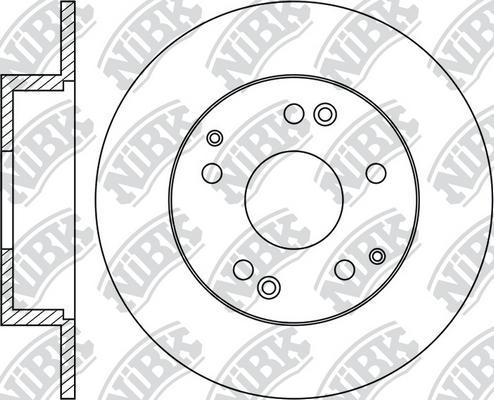 NiBK RN1974 - Тормозной диск autosila-amz.com