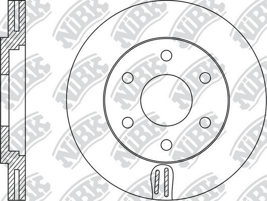NiBK RN1430 - Тормозной диск autosila-amz.com