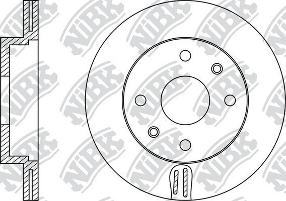 Japanparts DI-H11 - Тормозной диск autosila-amz.com