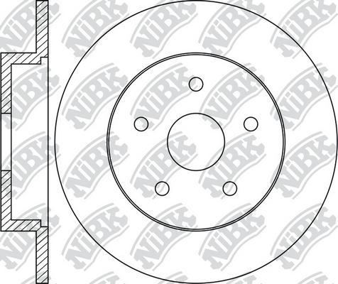NiBK RN1159 - Тормозной диск autosila-amz.com