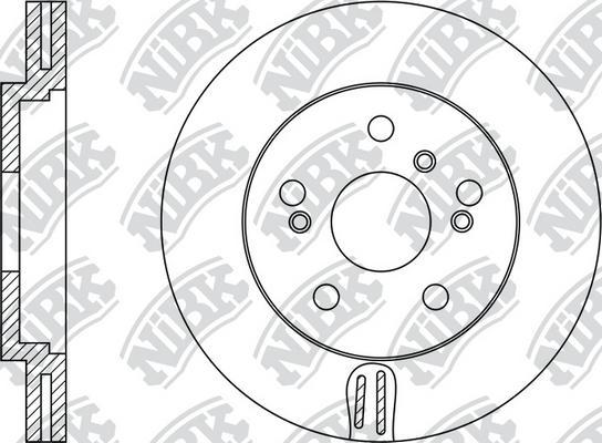 NiBK RN1154 - Тормозной диск autosila-amz.com