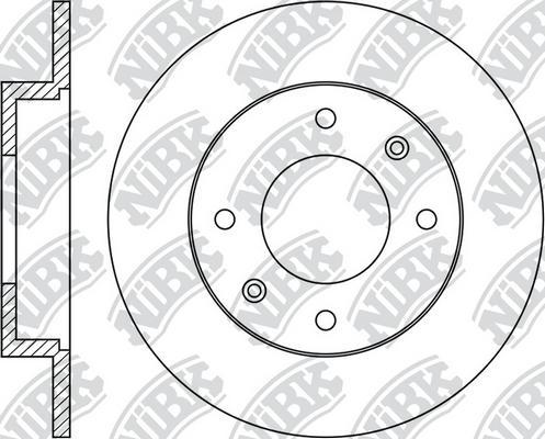 NiBK RN1130 - Тормозной диск autosila-amz.com