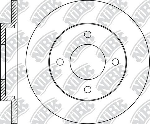 NiBK RN1821 - Тормозной диск autosila-amz.com