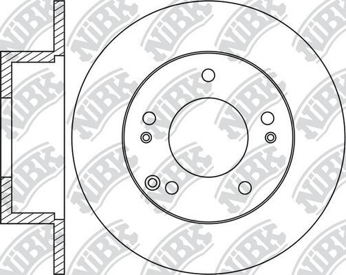 NiBK RN1386 - Тормозной диск autosila-amz.com