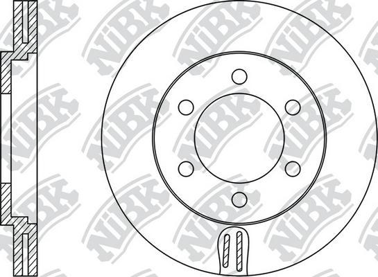 NiBK RN1329 - Тормозной диск autosila-amz.com