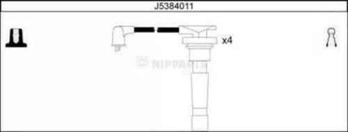 Nipparts J5384011 - Комплект проводов зажигания autosila-amz.com