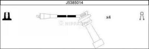 Nipparts J5385014 - Комплект проводов зажигания autosila-amz.com