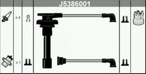 Nipparts J5386001 - Комплект проводов зажигания autosila-amz.com