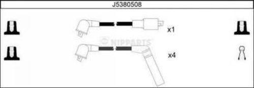 Nipparts J5380508 - Комплект проводов зажигания autosila-amz.com