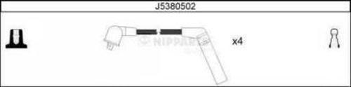Nipparts J5380502 - Комплект проводов зажигания autosila-amz.com