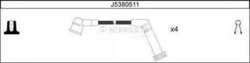 Nipparts J5380511 - Комплект проводов зажигания autosila-amz.com