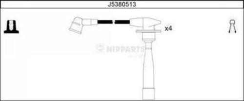 Nipparts J5380513 - Комплект проводов зажигания autosila-amz.com
