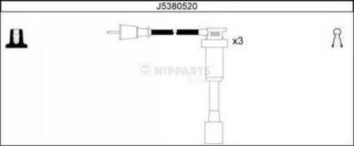 Nipparts J5380520 - Комплект проводов зажигания autosila-amz.com
