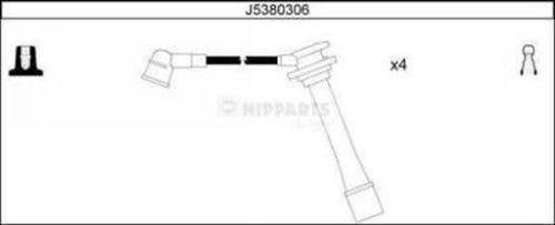 Nipparts J5380306 - Комплект проводов зажигания autosila-amz.com