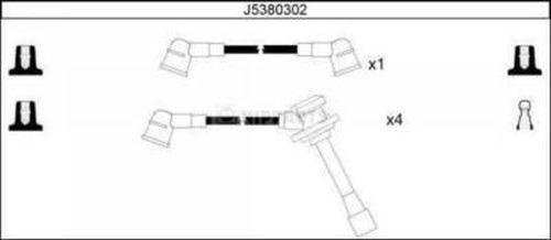 Nipparts J5380302 - Комплект проводов зажигания autosila-amz.com