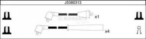 Nipparts J5380313 - Комплект проводов зажигания autosila-amz.com