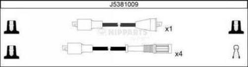 Nipparts J5381009 - Комплект проводов зажигания autosila-amz.com