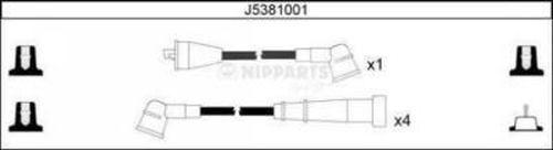 Nipparts J5381001 - Комплект проводов зажигания autosila-amz.com