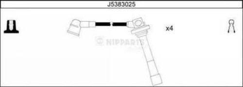 Nipparts J5383025 - Комплект проводов зажигания autosila-amz.com