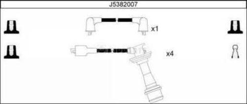 Nipparts J5382007 - Комплект проводов зажигания autosila-amz.com