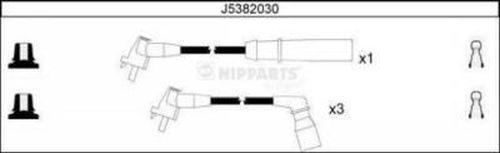 Nipparts J5382030 - Комплект проводов зажигания autosila-amz.com