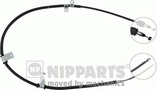 Nipparts J19047 - Тросик, cтояночный тормоз autosila-amz.com