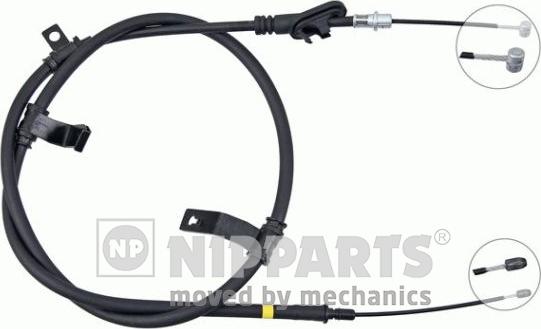 Nipparts J19158 - Тросик, cтояночный тормоз autosila-amz.com