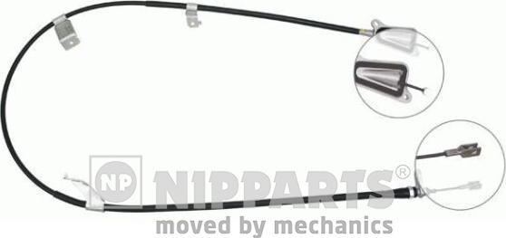 Nipparts J19788 - Hand brake cable autosila-amz.com