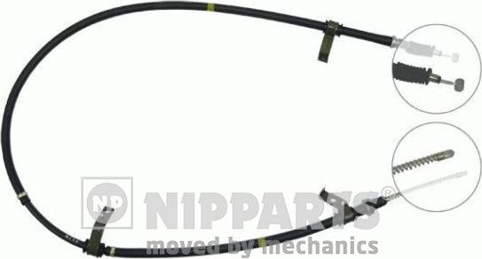 Nipparts J14318 - Тросик, cтояночный тормоз autosila-amz.com