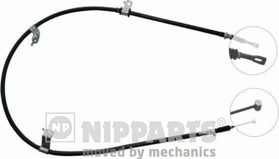 Nipparts J15157 - Тросик, cтояночный тормоз autosila-amz.com