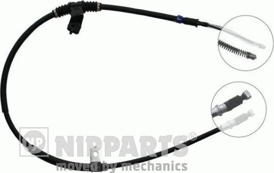 Nipparts J11457 - Тросик, cтояночный тормоз autosila-amz.com